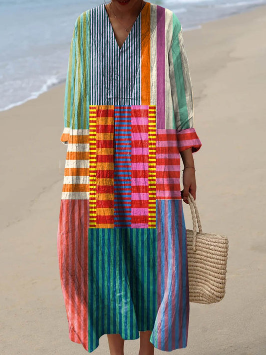 Isadora | Elegant Geometric Dress