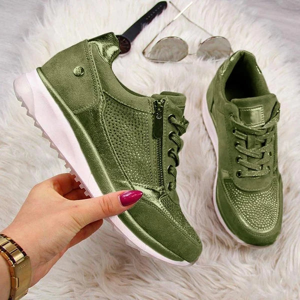 Serena | Zip-Up Sneakers