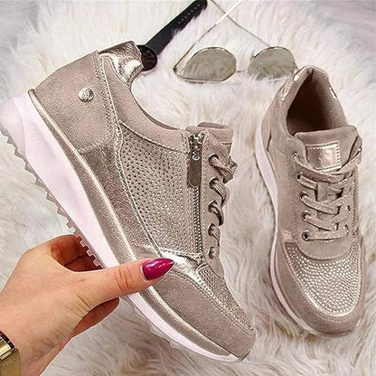 Serena | Zip-Up Sneakers
