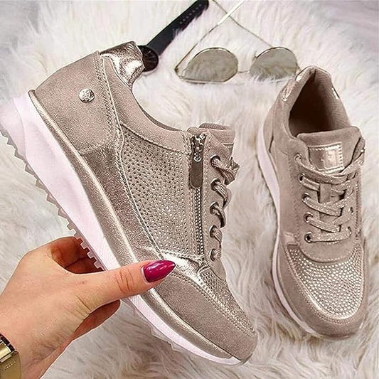 Serena | Zip-Up Sneakers