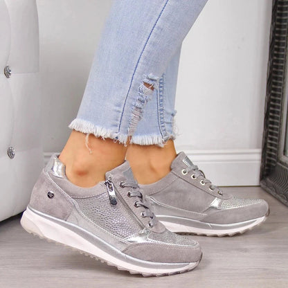 Serena | Zip-Up Sneakers